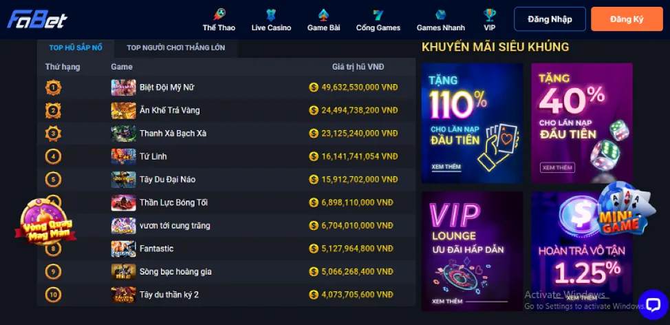 Cá cược tennis onbet88 link vào